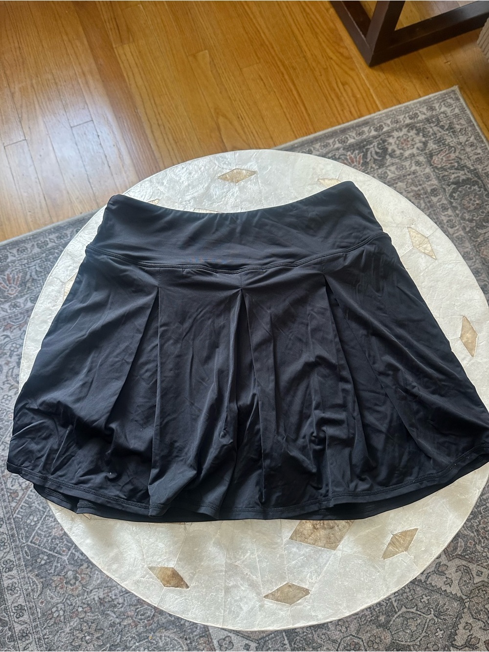 Amazon Black Circle Skater Skirt with Wide Waistband